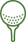 golf icon green